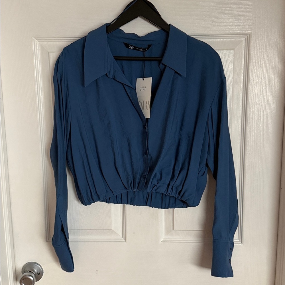 Zara cropped top NWT